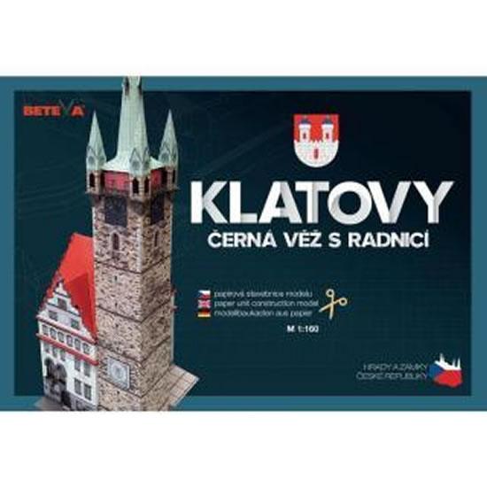 Kniha: Klatovy - Černá věž s radnicí - Papírová stavebnice modeluautor neuvedený