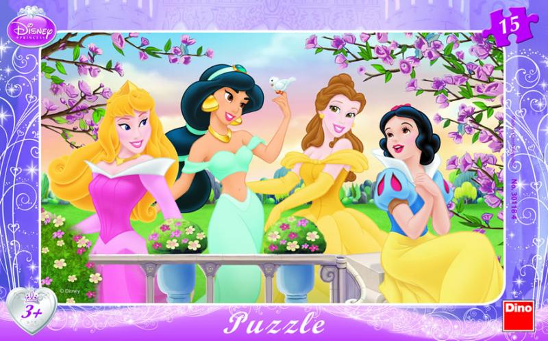 Kniha: Princezny - rámové puzzle 15 dílkůautor neuvedený