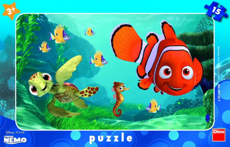 Kniha: Nemo a želva - rámové puzzle 15 dílkůautor neuvedený