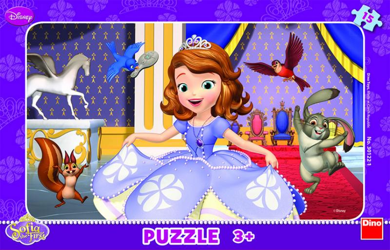 Kniha: Sofia První - rámové puzzle 15 dílkůautor neuvedený