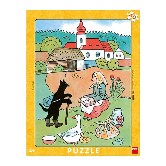 Kniha: Josef Lada - Mikeš na vandru: puzzle deskové 40 dílků - Lada Josef