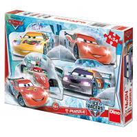 Auta na ledě - puzzle 4x54 dílků