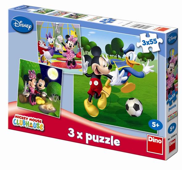 Kniha: Mickey Mouse - puzzle 3 motivy v baleníautor neuvedený