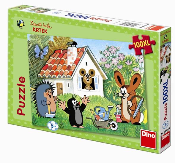 Kniha: Krtek stavitel - puzzle XL 100 dílkůautor neuvedený