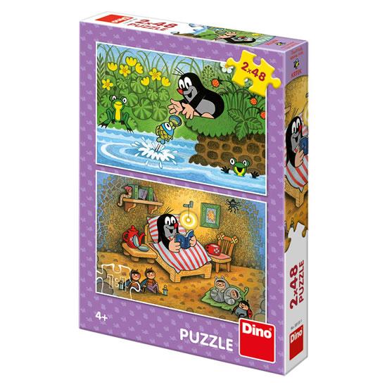 Kniha: Krtek a perla: puzzle 2x48 dílkůautor neuvedený