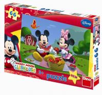 Mickey Mouse na pikniku - puzzle 66 dílk