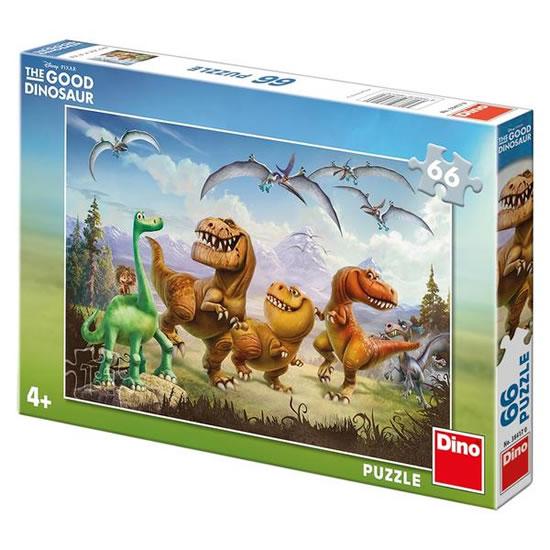 Kniha: Hodný dinosaurus: Arlo a kamarádi - Puzzle 66 dílků - Disney Walt