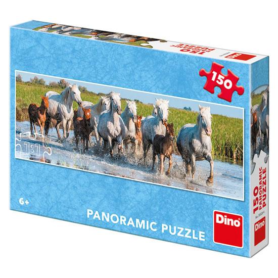 Kniha: Koně: panoramic puzzle 150 dílkůautor neuvedený