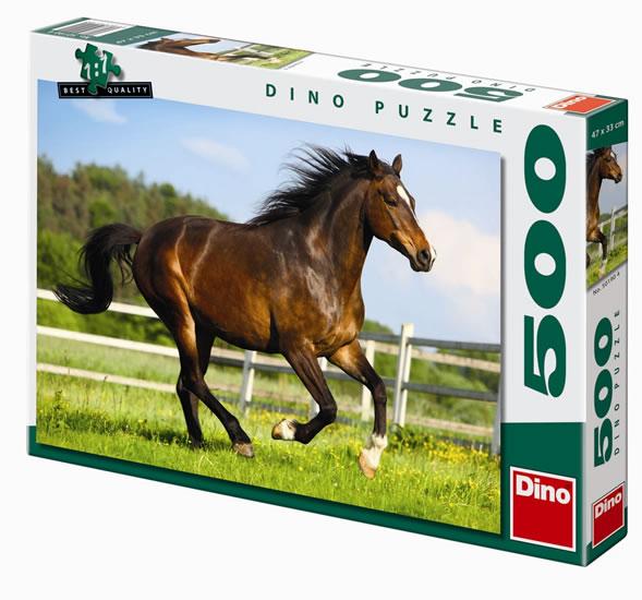 Kniha: Kůň ve výběhu - puzzle 500 dílkůautor neuvedený