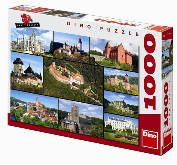 Kniha: Hrady a zámky - puzzle 1000 dílkůautor neuvedený