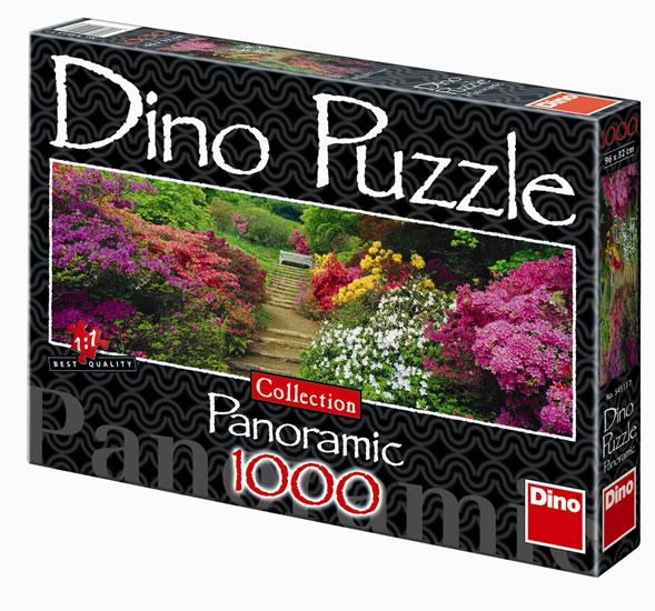 Kniha: Rozkvetlá zahrada - puzzle Panoramic 100autor neuvedený