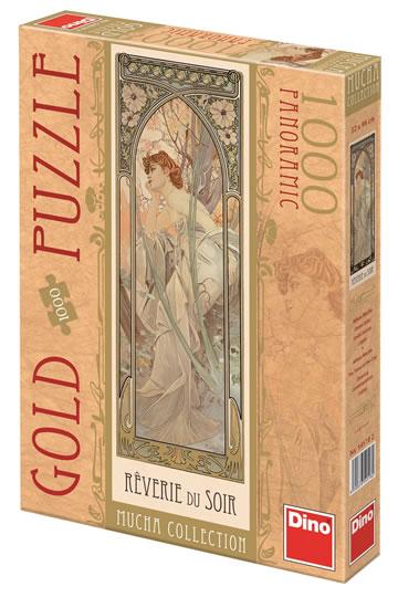 Kniha: Alfons Mucha - Snění večera - puzzle 100autor neuvedený