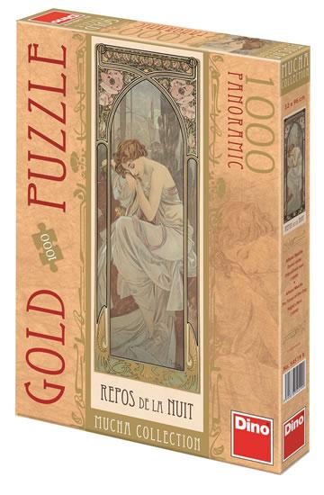 Kniha: Alfons Mucha - Odpočinek noci - puzzle 1autor neuvedený