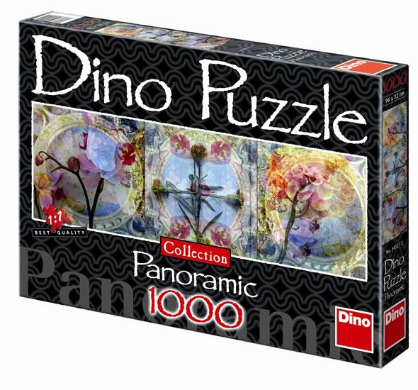 Kniha: Květinové okouzlení - puzzle Panoramic 1autor neuvedený