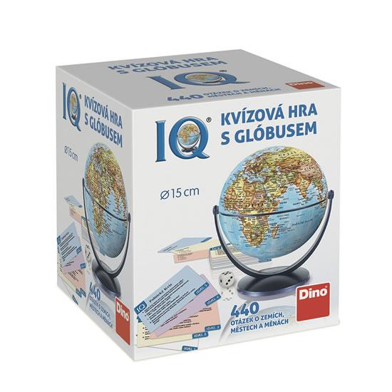 Kniha: IQ - Kvízová hra s glóbusem: 440 otázek o zemích, městech a měnáchautor neuvedený