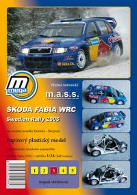 Škoda Fabia WRC ADAC Swedish Rally 2005/papírový model