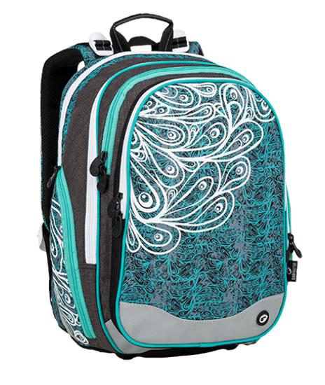 Kniha: Bagmaster Dívčí školní batoh ELEMENT 9 A TURQUOISE/WHITE/GRAYautor neuvedený