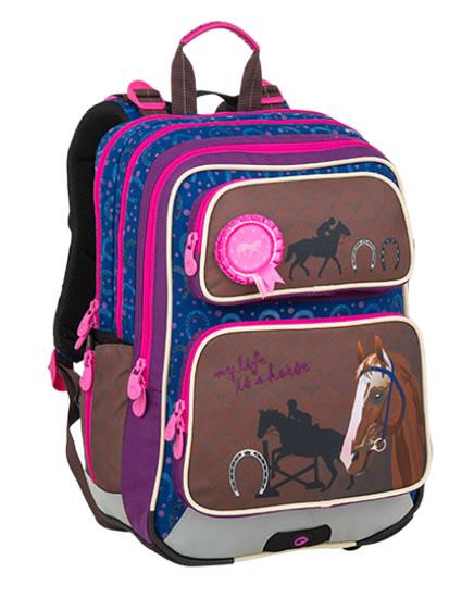 Kniha: Bagmaster Školní batoh pro prvňáčky GALAXY 9 B BLUE/BROWN/PINKautor neuvedený