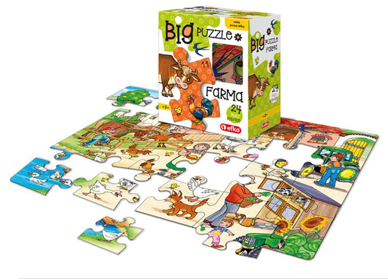 Kniha: BIG Puzzle - Farma/BABYautor neuvedený