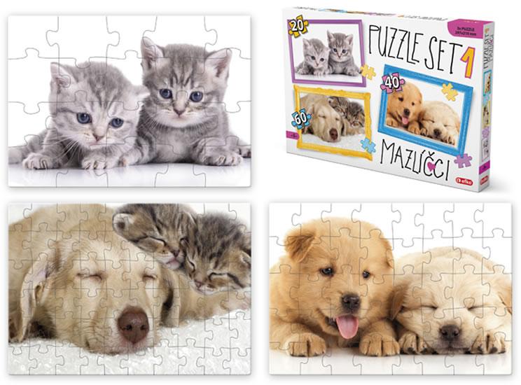 Kniha: Puzzle SET 1 - Mazlíčciautor neuvedený