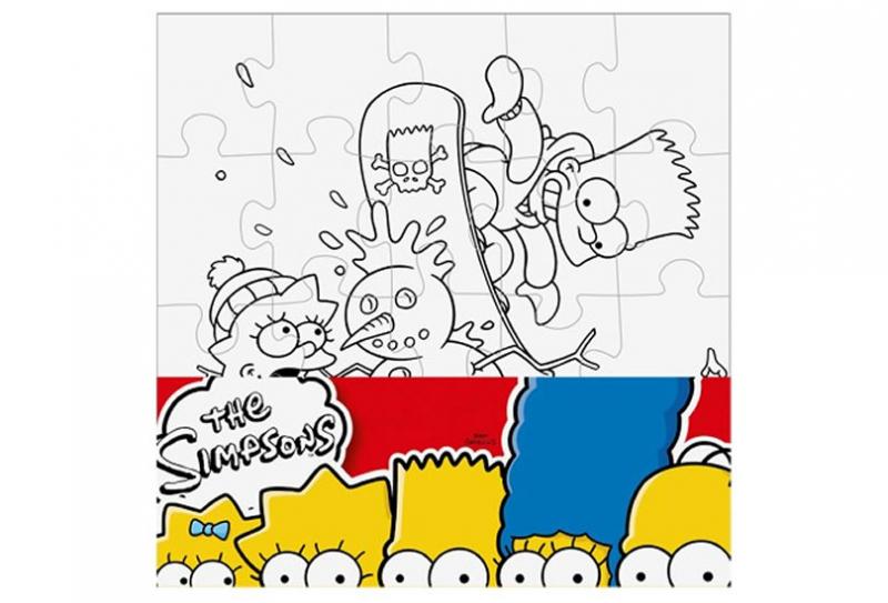 Kniha: The Simpsons: Vymaluj si čtverec/Mini puzzleautor neuvedený