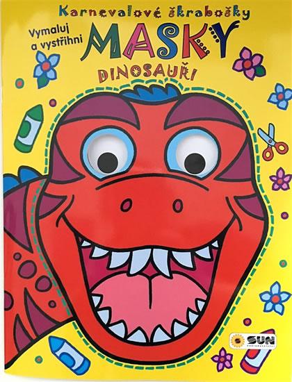 Kniha: Dinosauři - Karnevalové škrabošky Maskyautor neuvedený
