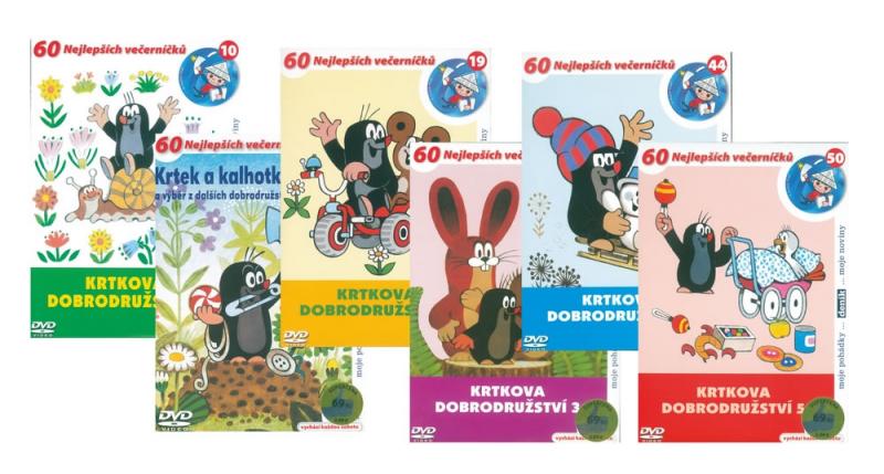 Kniha: Krtkova dobrodružství - kolekce 6 DVD - Miler Zdeněk