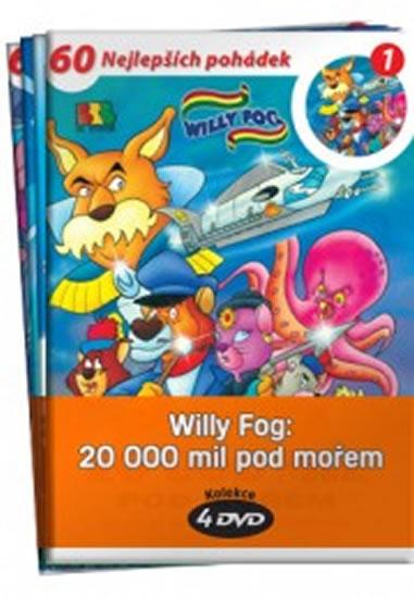 Kniha: Willy Fog: 20.000 mil pod mořem - kolekce 4 DVD - Verne Jules