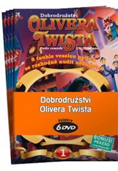 Kniha: Dobrodružství Olivera Twista 1 - 6 / kolekce 6 DVD - Dickens Charles