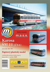 Karosa ŠM 11 (ČSA) rok výroby 1964 - 1981/papírový model