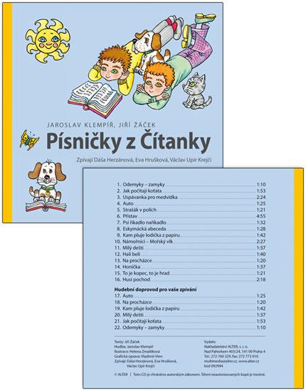 Kniha: Písničky z čítanky Jiřího Žáčka - CD - Bradáčová Lenka