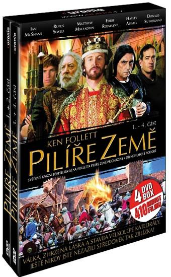 Kniha: Pilíře země 1.- 4. část 4 DVD - Follett Ken