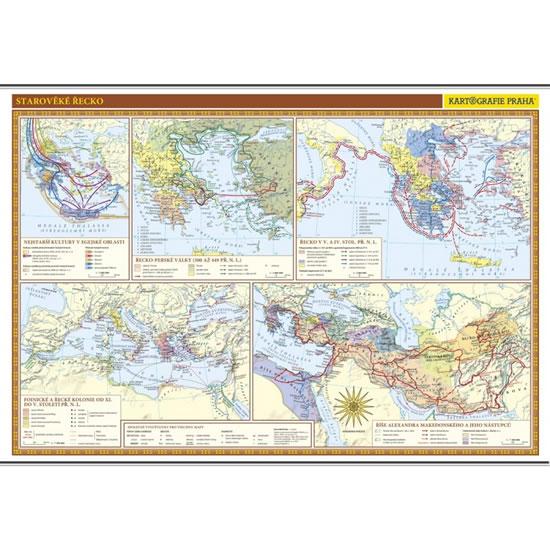 Kniha: Starověké Řecko - školní nástěnná mapa/136 x 96 cmautor neuvedený