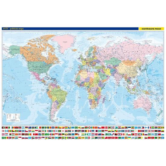 Kniha: Svět - nástěnná politická mapa 1:22 mil./136x96 cmautor neuvedený