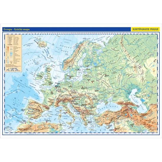 Kniha: Evropa - školní nástěnná politická mapa 1:5mil./136x96 cmautor neuvedený