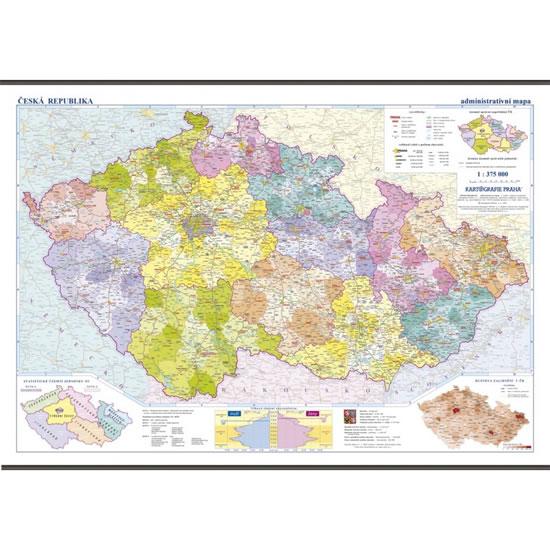 Kniha: Česká republika - školní administrativní mapa 1:375 tis.autor neuvedený