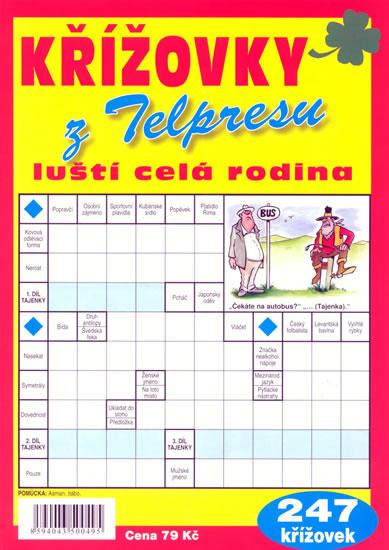 Kniha: Křížovky z Telpresu luští celá rodina - 247 křížovek 1/2009autor neuvedený