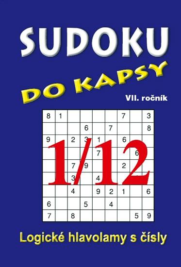 Kniha: Sudoku do kapsy 1/2012 (modrá)autor neuvedený
