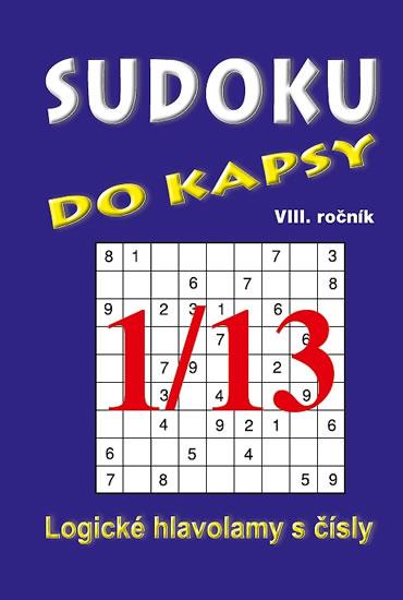 Kniha: Sudoku do kapsy 1/2013 (modrá)autor neuvedený