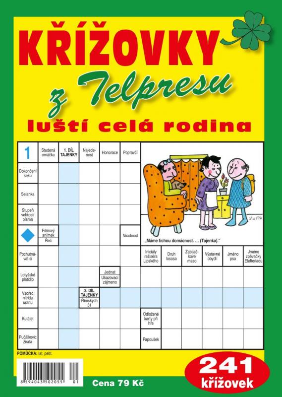 Kniha: Křížovky z Telpresu luští celá rodina -autor neuvedený