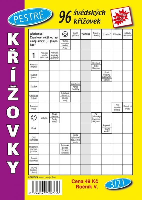 Kniha: Pestré křížovky 3/2021autor neuvedený