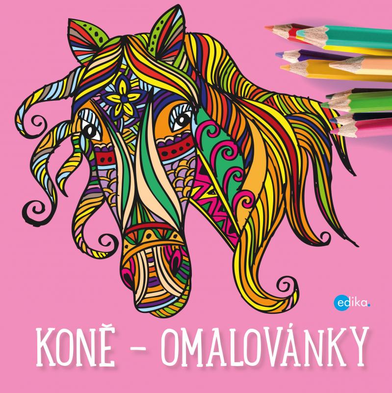 Kniha: Koně - omalovánky - Yulia Mamonova