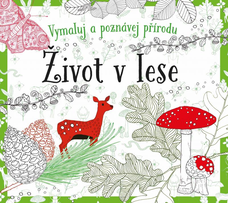 Kniha: Život v lese - omalovánky - Susie Foster