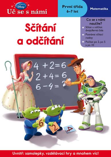 Kniha: Uč se s námi - Sčítání a odčítání - Disney Walt