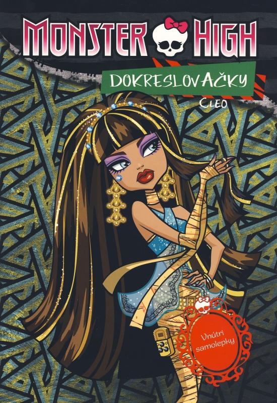 Kniha: Monster High - Cleo + Deuce - Dokreslovačky - Mattel