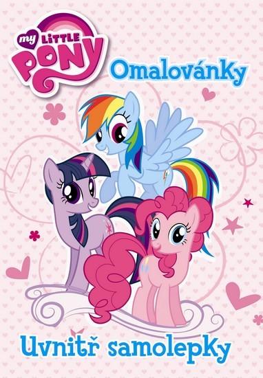 Kniha: My Little Pony - Omalovánky, uvnitř samolepky - Hasbro