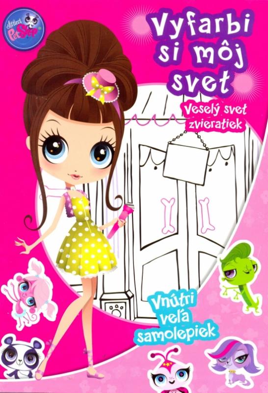 Kniha: Littlest Pet Shop-Veselý svet zvieratiek-Vyfarbi si môj svetautor neuvedený