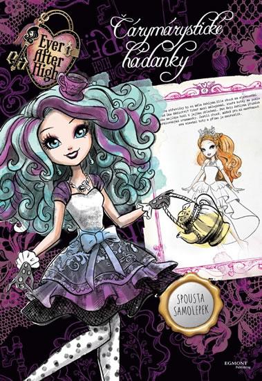 Kniha: Ever After High - Čárymárystické hádanky se spoustou samolepek - Mattel