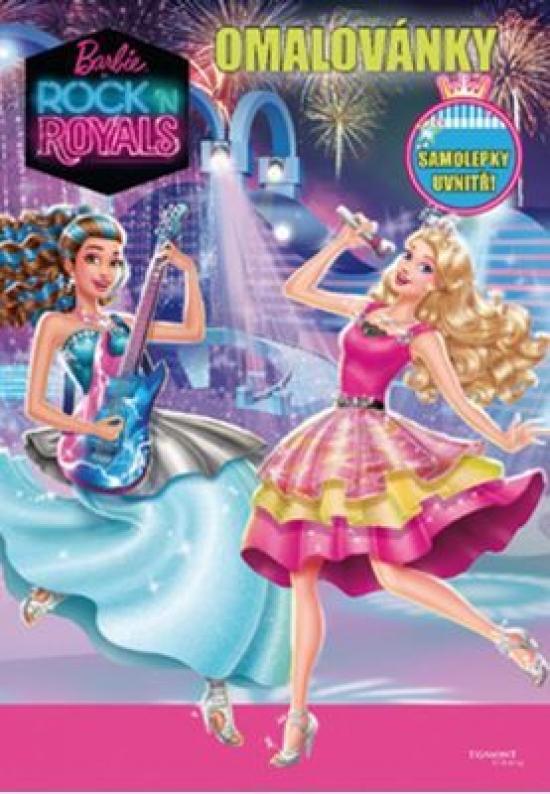 Kniha: Barbie RocknRoyals - Omalovánky - Mattel