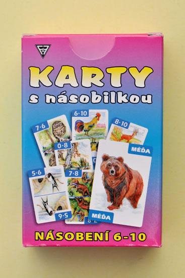 Kniha: Karty s násobilkou - Násobení 6-10 - Flösslerová Dobruška, Mgr.